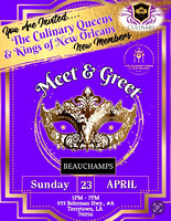 2023 The Culinary Queens & Kings of New Orleans Meet & Greet