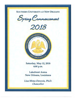 2018 Southern University at New Orleans Spring Commencement