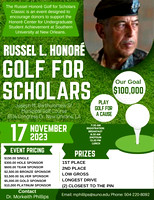 White & Green Modern Golf Tournament Flyer - 1